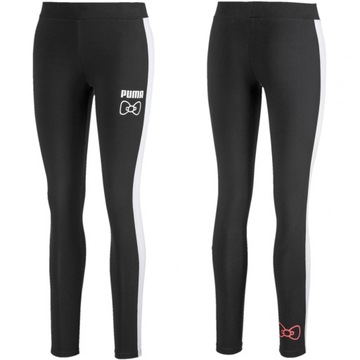 Hello Kitty Puma legginsy damskie getry bawełna 597140 01 XS