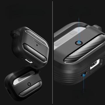 Чехол для AirPods Pro 2, чехол Spigen Rugged Armor