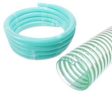 WĄŻ SSAWNY PCV DO WODY POMPY 52MM 2'' ZBROJONY 1MB