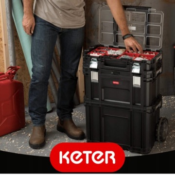 СОЕДИНИТЕЛЬНАЯ ПРОКАТНАЯ СИСТЕМА KETER НАБОР ЯЩИКОВ ДЛЯ ИНСТРУМЕНТОВ