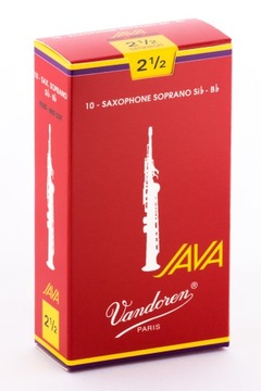VANDOREN JAVA FILED RED stroik saksofon SOPRANOWY 2.5