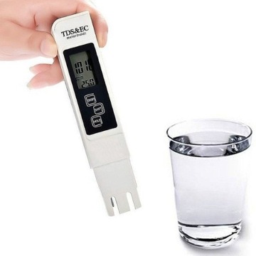 Tester jakości wody pitnej TDS EC miernik 3w1 LCD