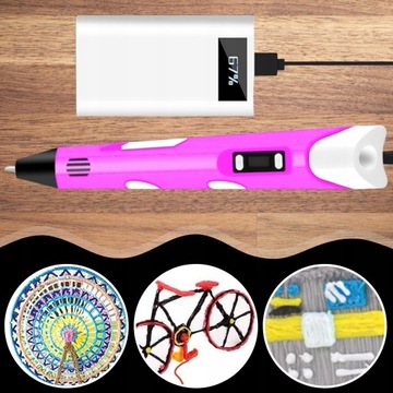 3D-ПРИНТЕР MEGA KIT XXXL MAGIC PEN RETRILLS PLA ПЕЧАТЬ 200 МЕТРОВ