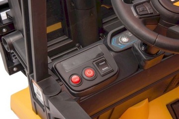 ВИЛОЧНЫЙ ПОГРУЗЧИК JCB ДЕТСКИЙ АККУМУЛЯТОР 12В 2x45ВТ ДИСТАНЦИОННЫЙ