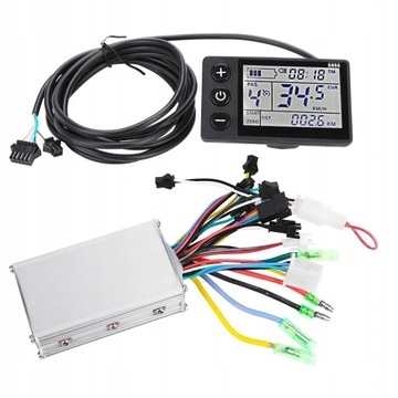 ROWER KONTROLER BEZSZCZOTKOWY STEROWNIK SILNIKA LCD866 36V/48V 250W/350W
