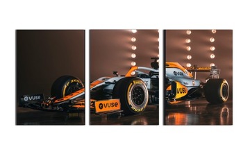 3x OBRAZ NA ŚCIANĘ TRYPTYK LANDO NORRIS F1 30x40
