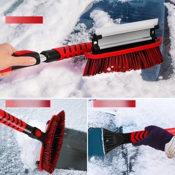 РАЗДВИЖНАЯ ЩЕТКА ДЛЯ ОЧИСТКИ СНЕГА И ЛЕДА ИЗ АВТОМОБИЛЯ