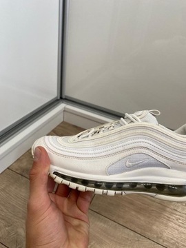 Кроссовки NIKE 921522-104 AIR MAX 97 БЕЛЫЕ 38,5 24 СМ