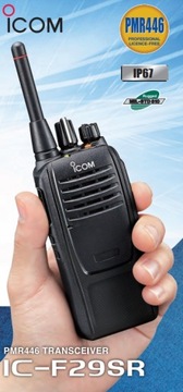 ICOM IC-F29SR2 IP67 — аналоговая радиостанция PMR446 производства Японии XT420