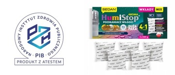 МИКС АРОМАТОВ HUMISTOP АРОМА КАРТРИДЖИ 5 шт. поглотители влаги СЕРТИФИКАТ ПЖ