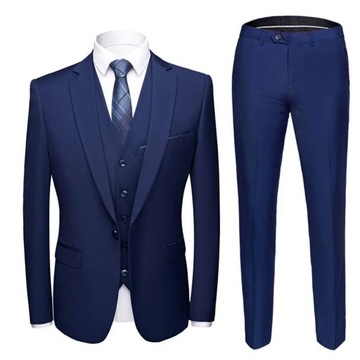 3 Piece Blazer+Vest+Pants Set Blazer Jacket Vest T