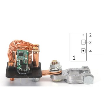 HEBEL 12V 250A ВЫКЛЮЧАТЕЛЬ ТОКА С ДИСТАНЦИОННЫМ УПРАВЛЕНИЕМ