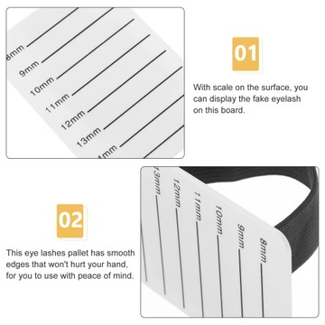 Materiały na palety do przedłużania rzęs