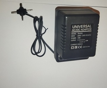 Универсальный блок питания 1000мА 1А 3В 6В 9В 12В (3684)