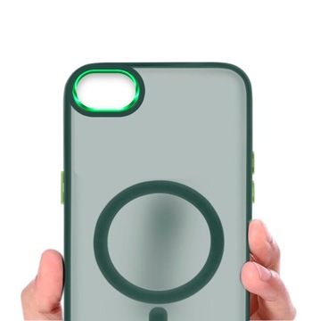 Etui Do iPhone 16e Case +Szkło 9H WZMACNIANE 360° Matt Do Magsafe