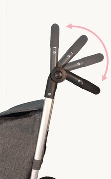 Wózek na zakupy do pchania ZigZag torba na kółkach 4 kołowy 4 kółka