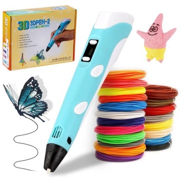3D PEN 2 ПРИНТЕР + 109 М КАРТРИДЖЕЙ БЕСПЛАТНО