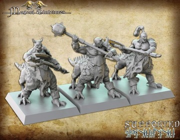 Dragon Ogre Squad x3 - Magori Miniatures