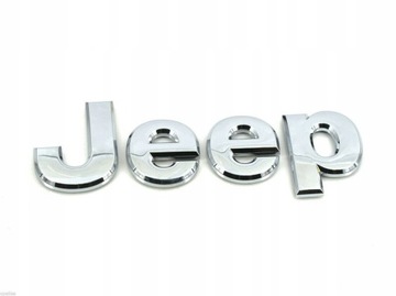 JEEP EMBLEMAT ZNACZEK LOGO NAKLEJKA CHROM METAL