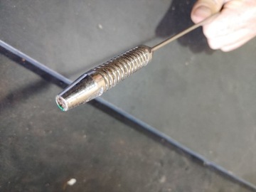 СТАРАЯ ИСТОРИЧЕСКАЯ АВТОМОБИЛЬНАЯ АНТЕННА РАДИО PRL ХРОМ ОРИГИНАЛ ДЛИННАЯ