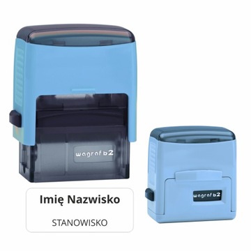 PIECZĄTKA imienna WAGRAF B2 do 4 linii - EKSPRES