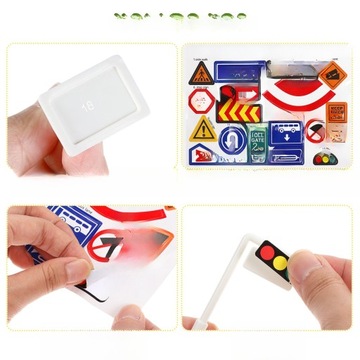 ИГРУШКИ УЛИЧНЫХ ЗНАКОВ ИМИТИРОВАННЫЕ БАРРИКАДЫ ДВИЖЕНИЯ