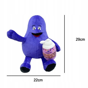 GRIMACE SHAKE MASCOT плюшевая игрушка-шляпа