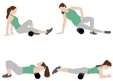 НАБОР РОЛИК + ШАР + ДВОЙНОЙ ЭПП для массажа