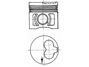 KOLBENSCHMIDT 91386620 PÍST