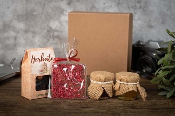 Подарочный набор Чай, шоколад, мед.