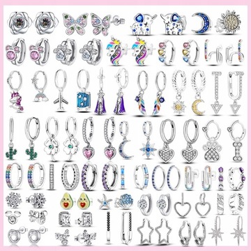 PAMELA 925 Sterling Silver Butterfly Zircon E