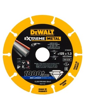 Dewalt Tarcza diamentowa do metalu DT40252 125mm
