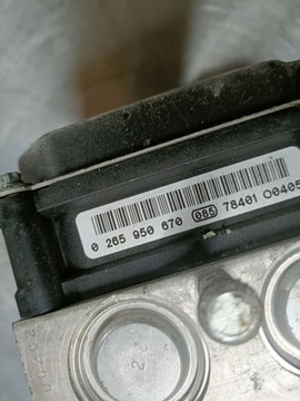 POMPA ABS ESP FIAT BRAVO 2 II 0265950670 0265235291 51789679