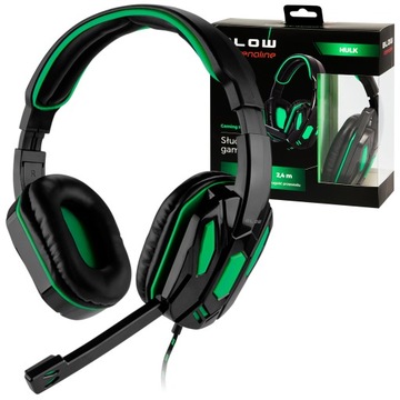 SŁUCHAWKI GAMINGOWE Z MIKROFONEM DLA GRACZY PC