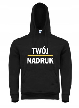 BLUZA BLUZY KANGOO Z KAPTUREM TWÓJ NADRUK LOGO 2XL
