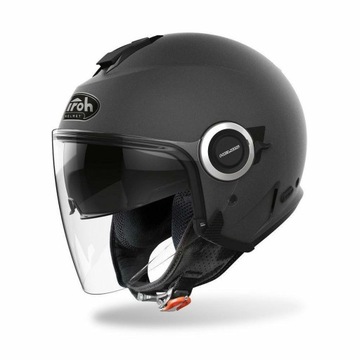 KASK OTWARTY JET AIROH HELIOS BLACK MATT L