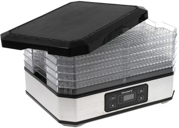 Сушилка для ФРУКТОВ, ГРИБОВ, ОВОЩЕЙ, ТРАВ, INOX CLOCK