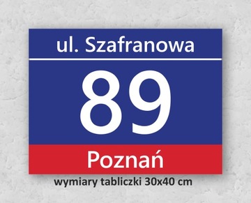 Адресная табличка с номерами домов и заборов 60х12.