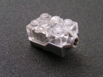 LEGO , KLOCEK ŚWIECĄCY LED 2X3 , 54930C02 - NOWY