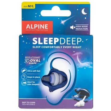Alpine SleepDeep Stopery do spania Miękkie