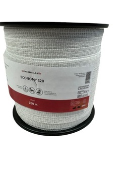 TAŚMA PASTUCH DLA KONI 200 MB/20 MM BIAŁA