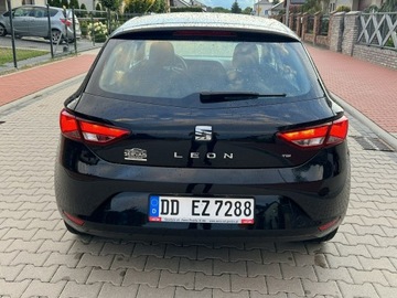 Seat Leon III Hatchback 1.6 TDI CR 105KM 2014 Seat Leon Opłacony Dwustrefowy klimatronic, zdjęcie 4