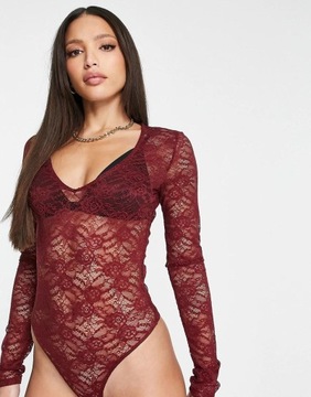 KORONKOWE BODY DŁUGI RĘKAW VNECK PCR NH8__M