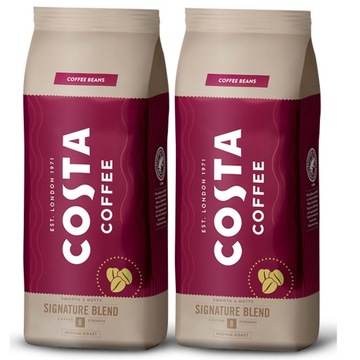 2 x 1kg Kawa ziarnista Arabica Costa Coffee Signature Medium 1000 g