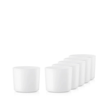 Pojemnik szklanka do świec 70836 biały mat 310 ml kpl. 6 szt.