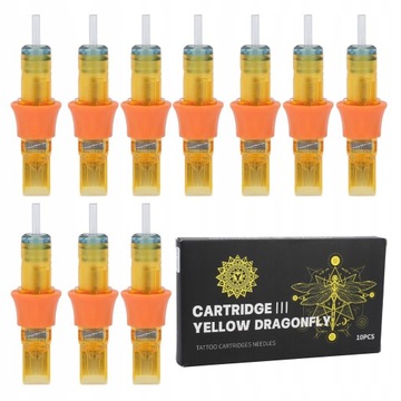 10SZT CARTRIDGE FILTER, igła tatuaż, 23M1 0.35mm