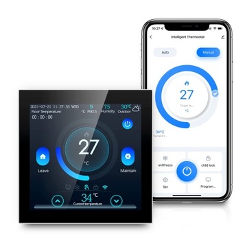 ТЕРМОСТАТ Терморегулятор для пола 16А LCD