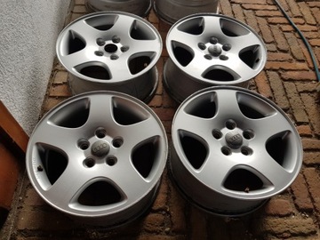 4× DISK HLINÍK AUDI OE A6 C5 7.0" X 16" 5X112 ET 45