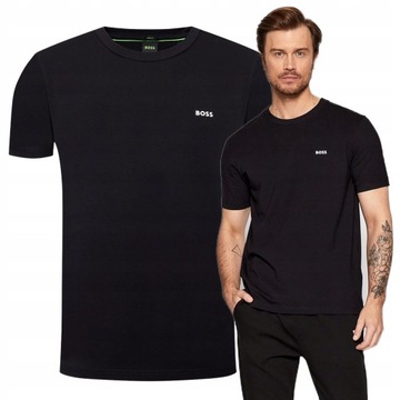 koszulka meska hugo boss tshirt meski hugo classic logo czarna