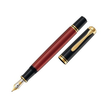 Pelikan Souverän - Pióro wieczne M400 F Red tłocze